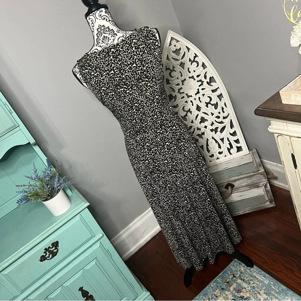 Jessica Howard Ditsy Floral Geo Sleeveless Dress Size 6 NWOT Wedding Guest - Picture 10 of 14